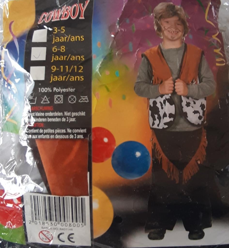 Cowboy carnaval, Ophalen of Verzenden, Zo goed als nieuw, 122 t/m 128, Jongen of Meisje