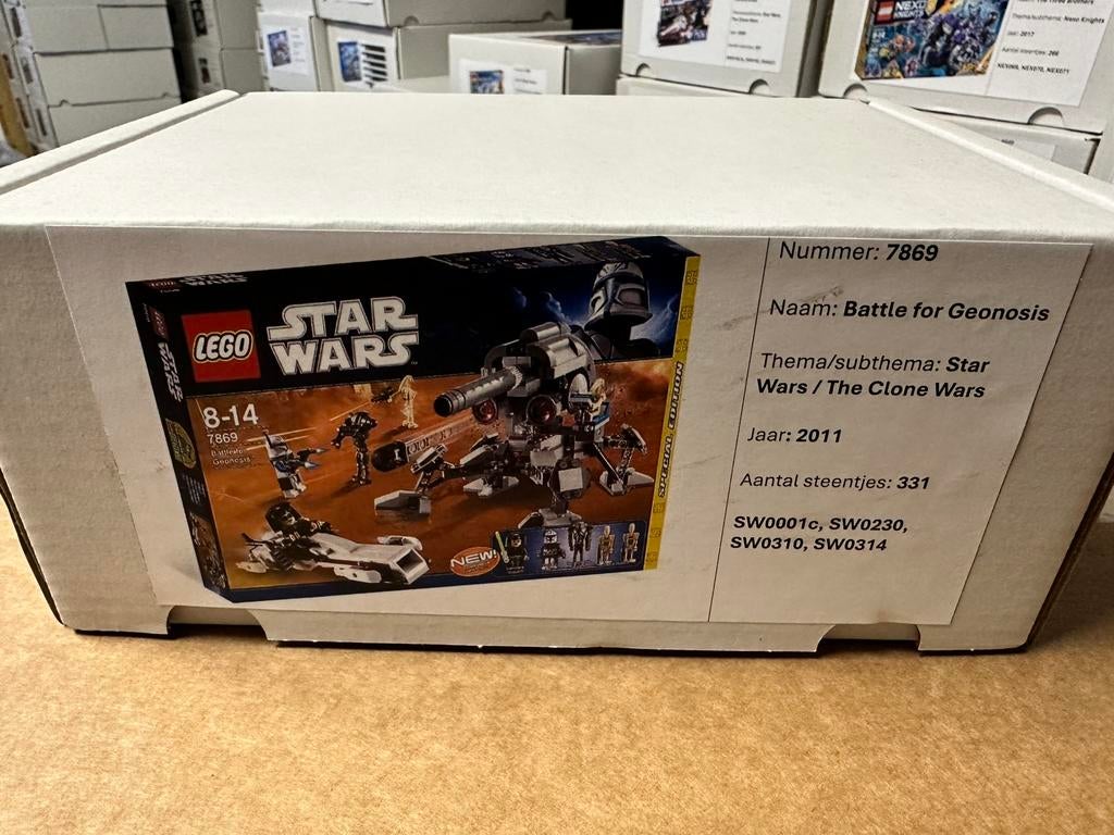 Lego 7869 Battle for Geonosis, Ophalen of Verzenden, Zo goed als nieuw, Complete set, Lego