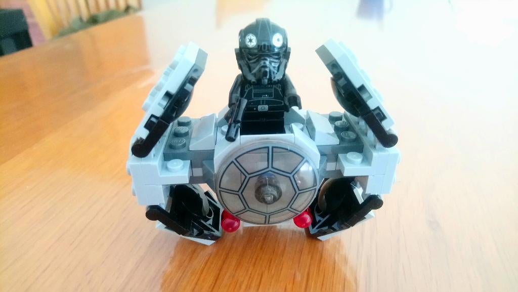 Lego Starwars 75128 - TIE Advanced Prototype, Ophalen of Verzenden, Zo goed als nieuw, Complete set, Lego