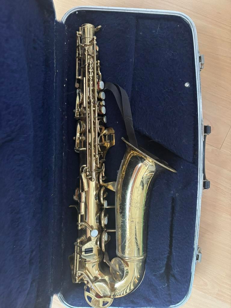 Alt Saxofoon - Mooie Klank!, Muziek en Instrumenten, Blaasinstrumenten | Saxofoons, Ophalen, Gebruikt, Alt, Met koffer