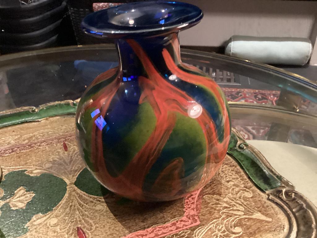 Mooie gesigneerde murano vaas, Ophalen of Verzenden