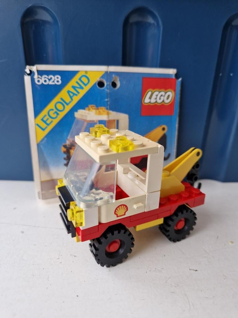 Lego 6628 - shell tow truck, Ophalen of Verzenden, Gebruikt, Complete set, Lego