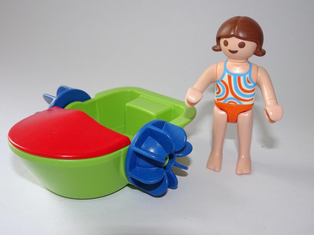 Playmobil waterfiets (6675), Ophalen of Verzenden, Gebruikt, Complete set