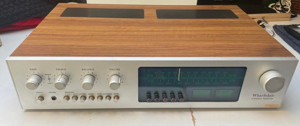 Wharfedale Glendale Receiver, Gebruikt, 120 watt of meer, Stereo, Ophalen