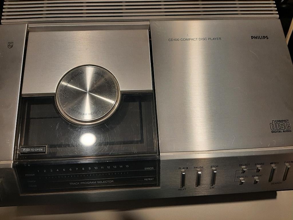 Philips Cd 100, Audio, Tv en Foto, Cd-spelers, Ophalen, Zo goed als nieuw, Philips