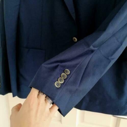 Digel donker blauw colbert als nieuw! mt 60-62 nr 36238, Kleding | Heren, Kostuums en Colberts, Blauw, ., Digel, Overige maten