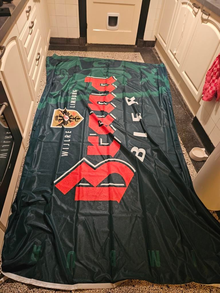 Gigantische Brand Bier Vlag - 300x200 cm, Verzamelen, Merken en Reclamevoorwerpen, Ophalen of Verzenden, Gebruikt, Gebruiksvoorwerp
