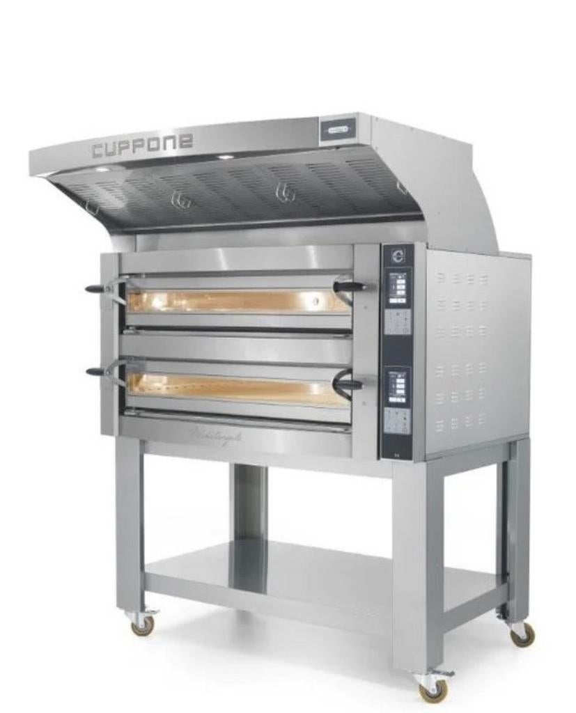 Cuppone Michelangelo Pizzaoven - 6+6 Ø350mm - 400V, Ophalen of Verzenden, Gebruikt, Ovens, Magnetrons en Steamers