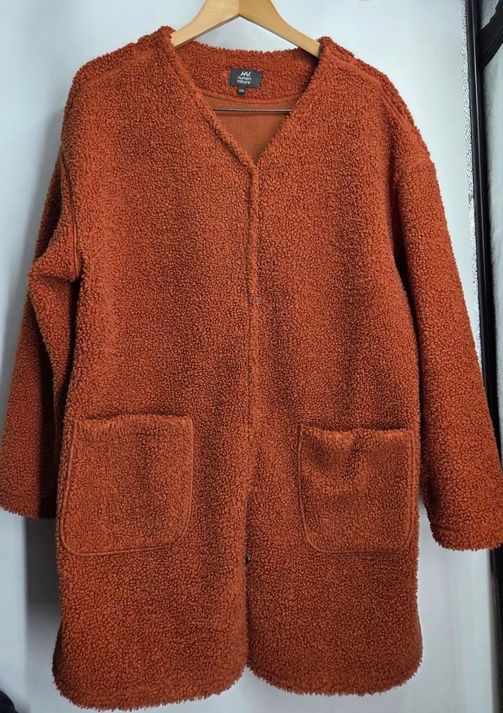 Human Nature Teddy Jas Roestbruin XXL, Human Nature, Bruin, Human Nature, Maat 46/48 (XL) of groter