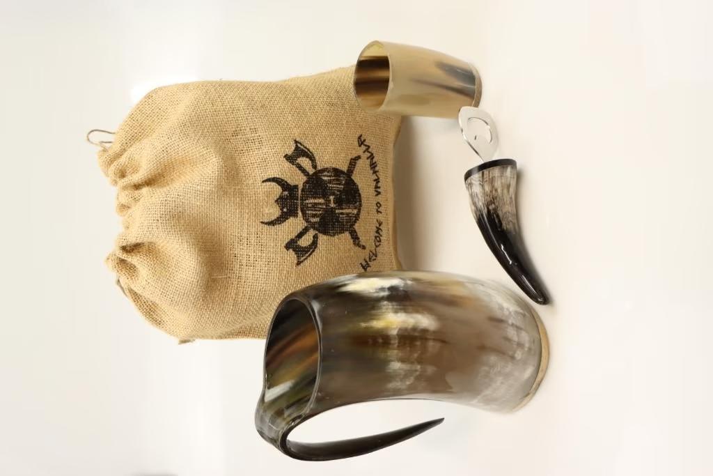 Viking mokken - Viking hoorn - Vikings beker - Vikings, Overige kleuren, Cave & Garden, Verzenden, Nieuw