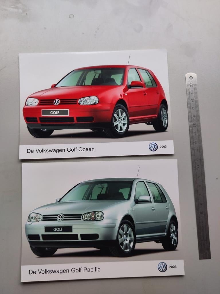 De Volkswagen Golf Ocean Pacific 2003 persfoto 2x (245), Ophalen of Verzenden, 1960 tot 1980, Zo goed als nieuw, Overige onderwerpen