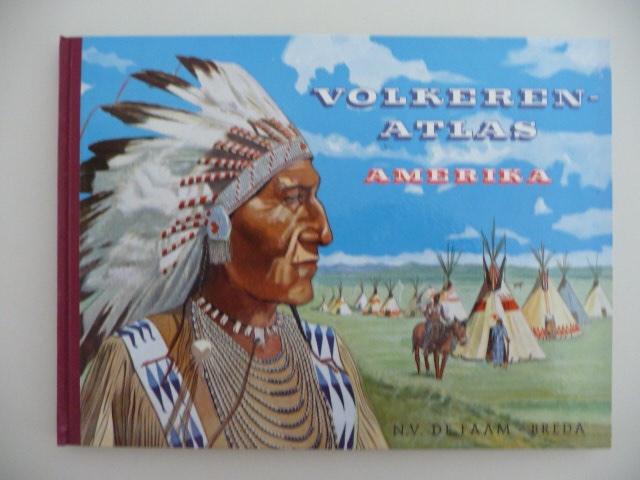 plaatjesboek - VOLKEREN ATLAS AMERIKA - N.V. FAAM - BREDA, Ophalen of Verzenden, Gelezen, Drs. Victor Jansen, Plaatjesalbum