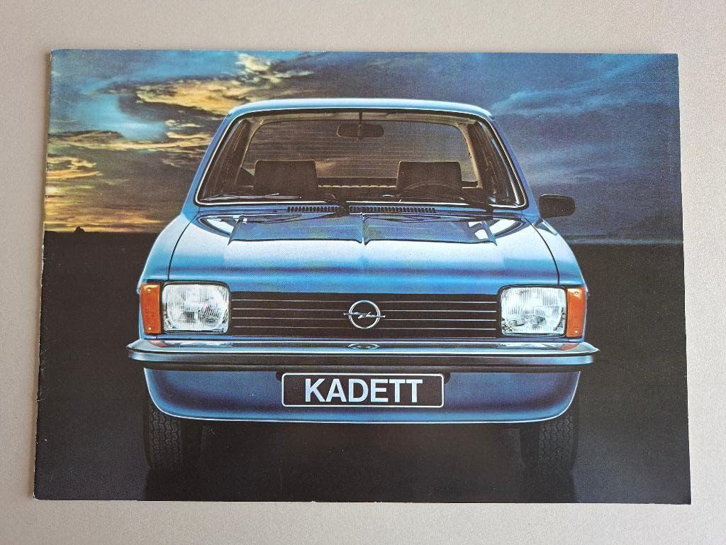 AUTOFOLDER OPEL KADETT november 1978, Ophalen of Verzenden, Zo goed als nieuw, Opel