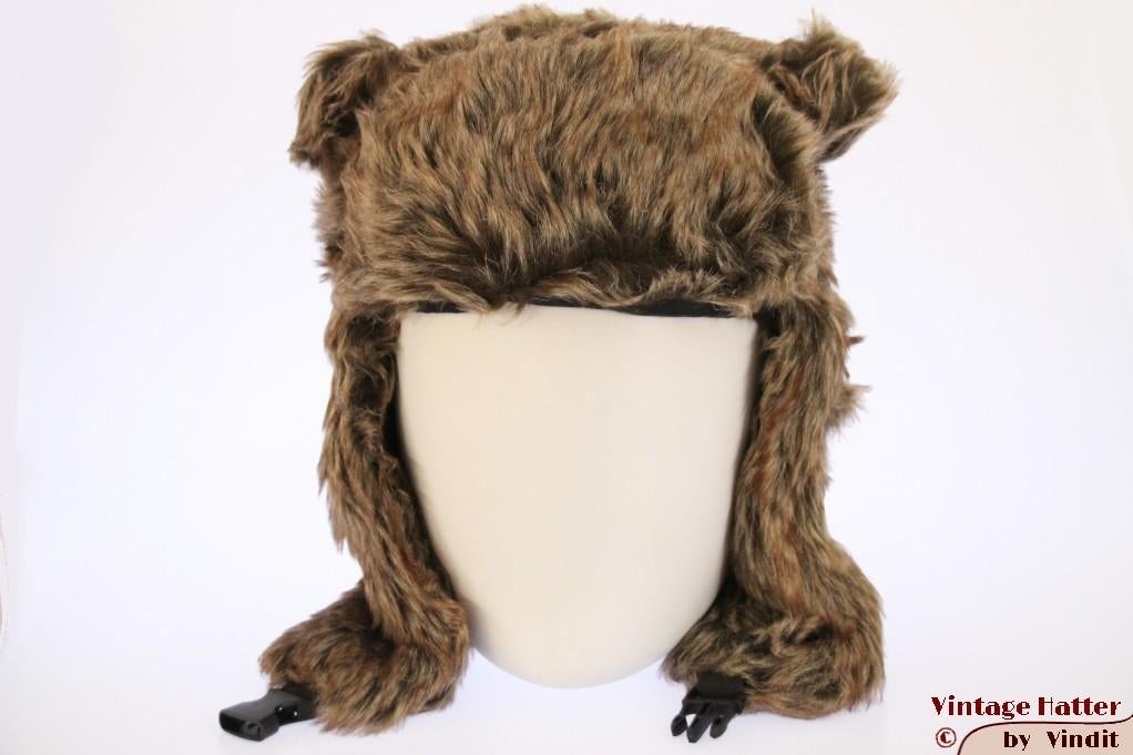 Hawkins dierenmuts bruin 54-58 nieuw one size fits almost al, Maat 38/40 (M), Hawkins, Nieuw, Ophalen of Verzenden