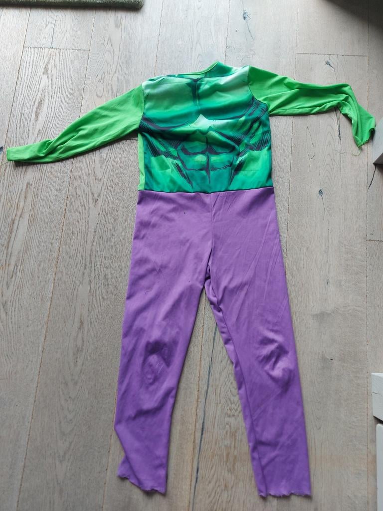 Hulk Verkleedpak Maat 128 - Perfect voor Carnaval/Feestjes, Ophalen of Verzenden, Gebruikt, 122 t/m 128, Jongen