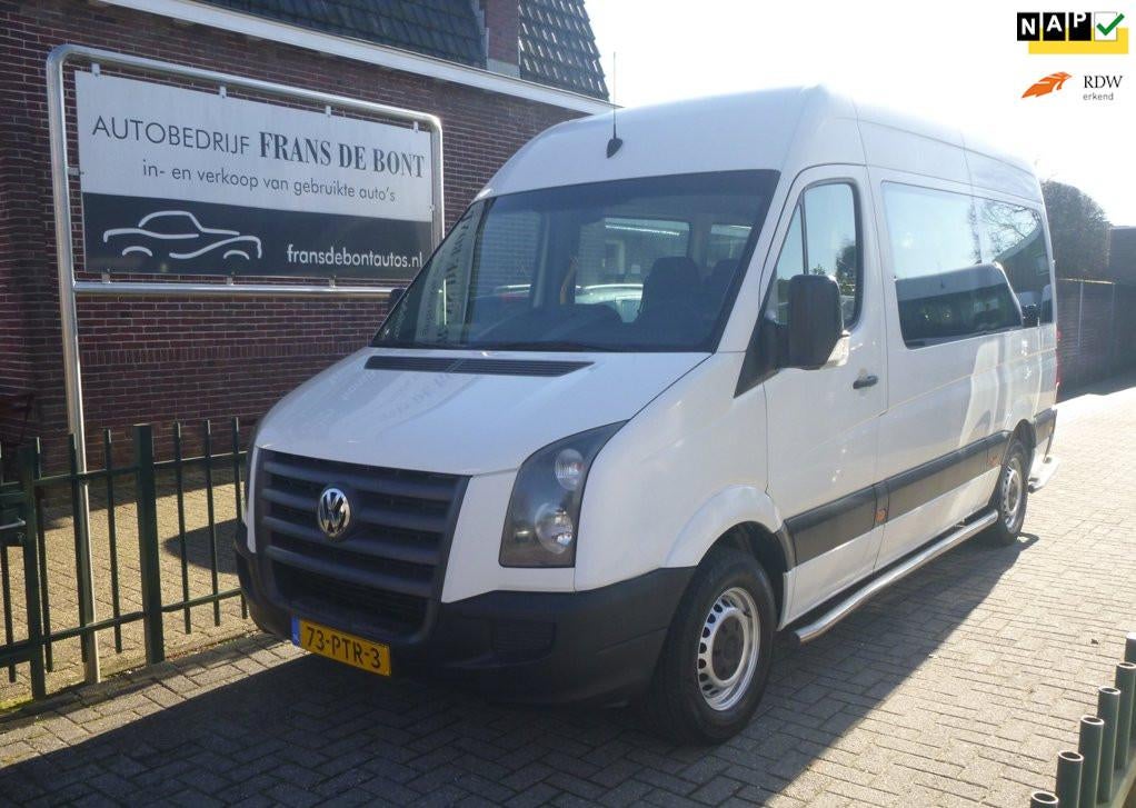 Volkswagen Crafter 35 2.5 TDI L2H1 9 persoons airco € 5850, Achterwielaandrijving, Gebruikt, 2000 kg, Volkswagen