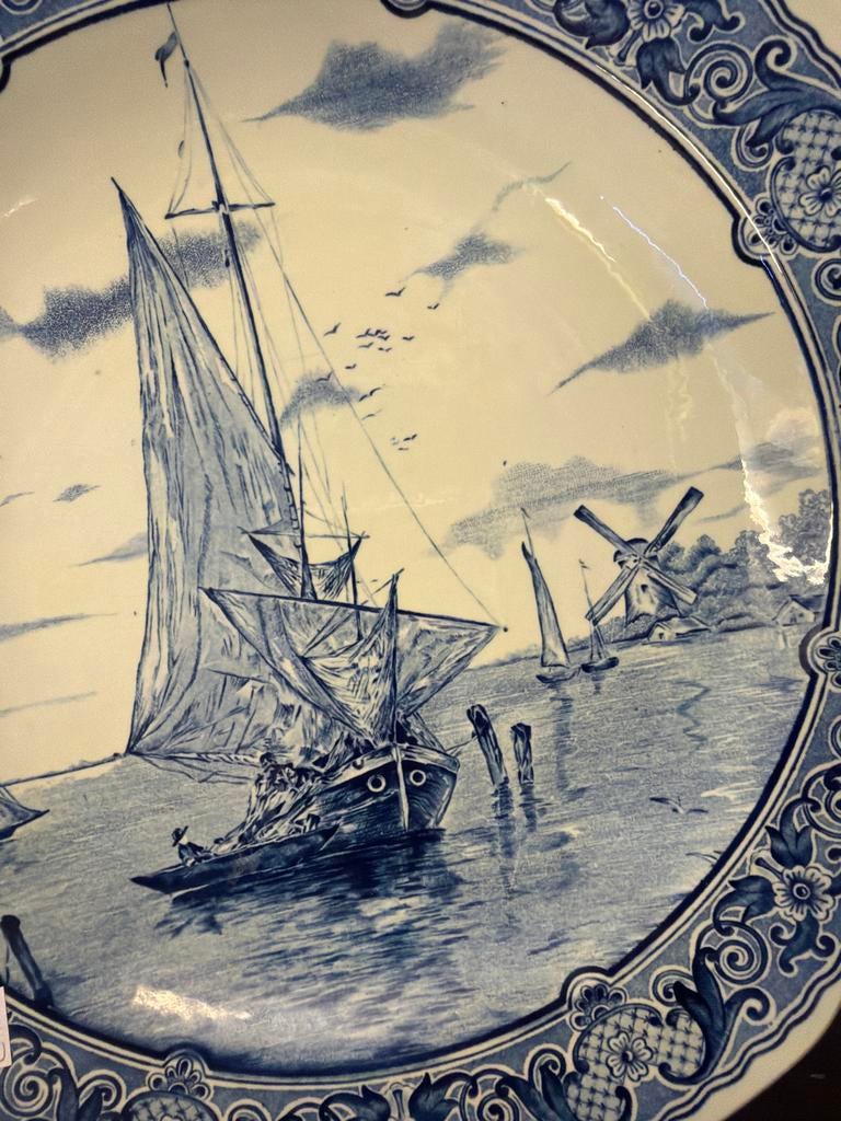 Delfts Blauw Wandbord - Royal Boch Holland, Ophalen