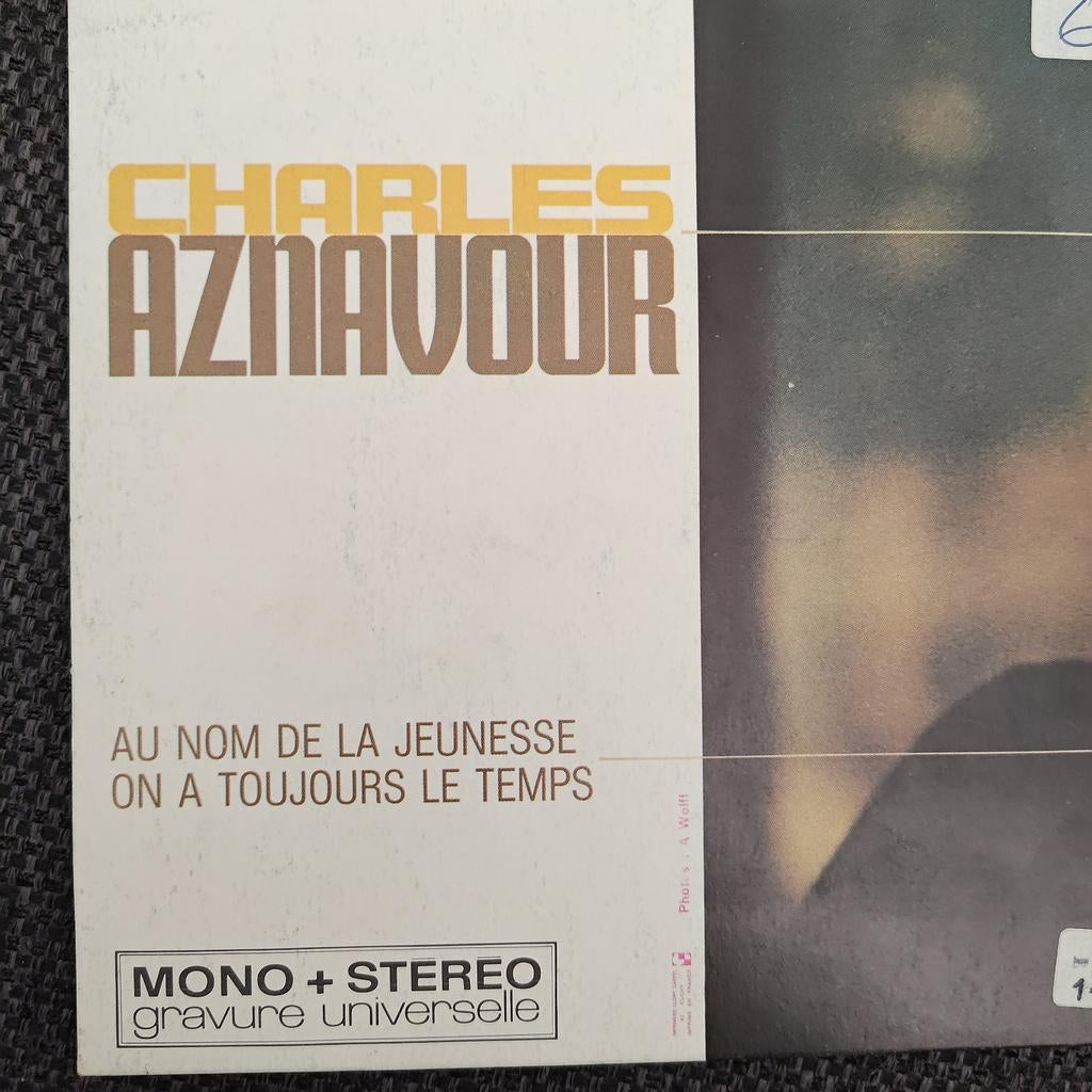 Charles Aznavour - Au Nom De La Jeunesse (Vinyl), Ophalen of Verzenden, Gebruikt, 7 inch