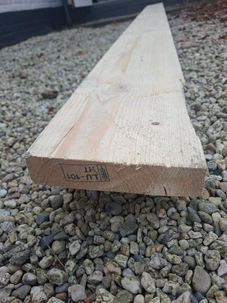 Binten/ balken en raggelhout, Doe-het-zelf en Verbouw, Hout en Planken, Ophalen, 25 tot 50 mm, Nieuw, 250 tot 300 cm