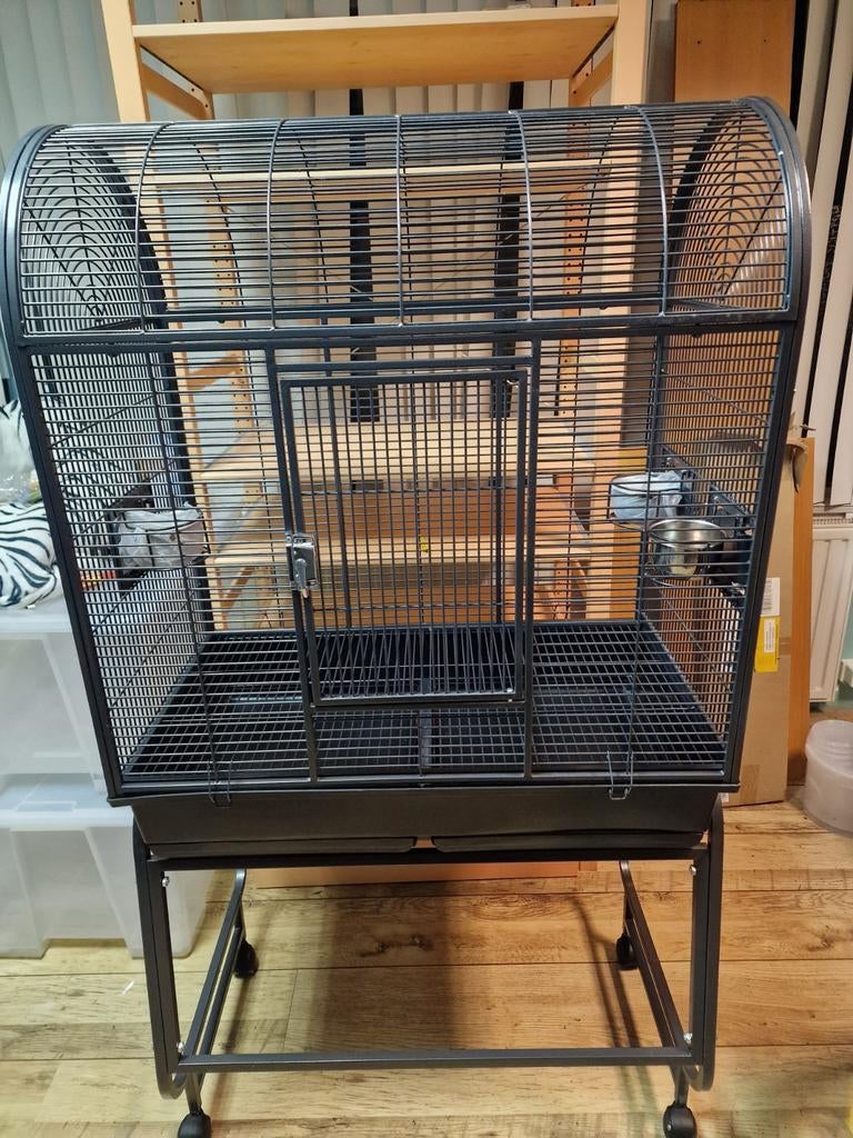 Montana San Diego Antiek Grijs 3, Ophalen, Zo goed als nieuw, Metaal, Vogelkooi