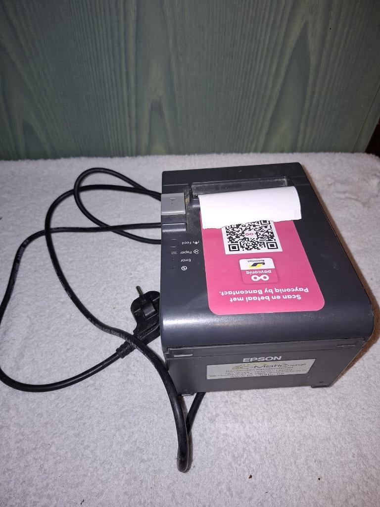 kassabon printer EPSON, Ophalen of Verzenden, Zo goed als nieuw, Printer