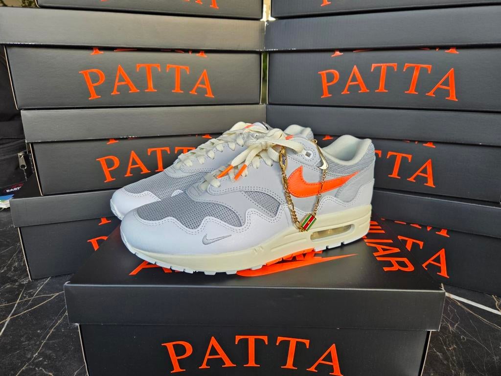 Nike Air Max 1 ‘87 Patta Waves White & Hyper Crimson, Ophalen of Verzenden, Nieuw