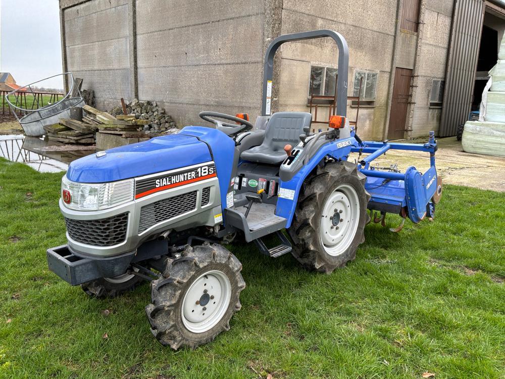 Iseki Sial Hunter 18S vierwielaangedreven minitractor met gr, Tot 80 Pk, Overige merken, Tot 2500