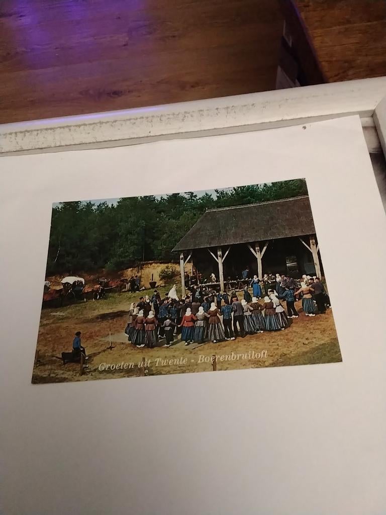 GROETEN UIT TWENTE. BOERENBRUILOFT 1973, Ophalen of Verzenden, 1960 tot 1980