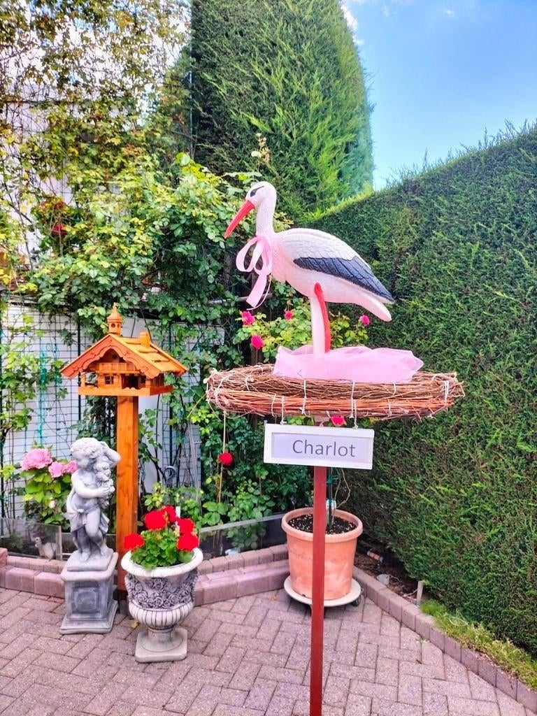 Ooievaar en ooievaarsnest te huur, baby geboren!, Kinderen en Baby's, Ophalen, Nieuw, Geboortebord