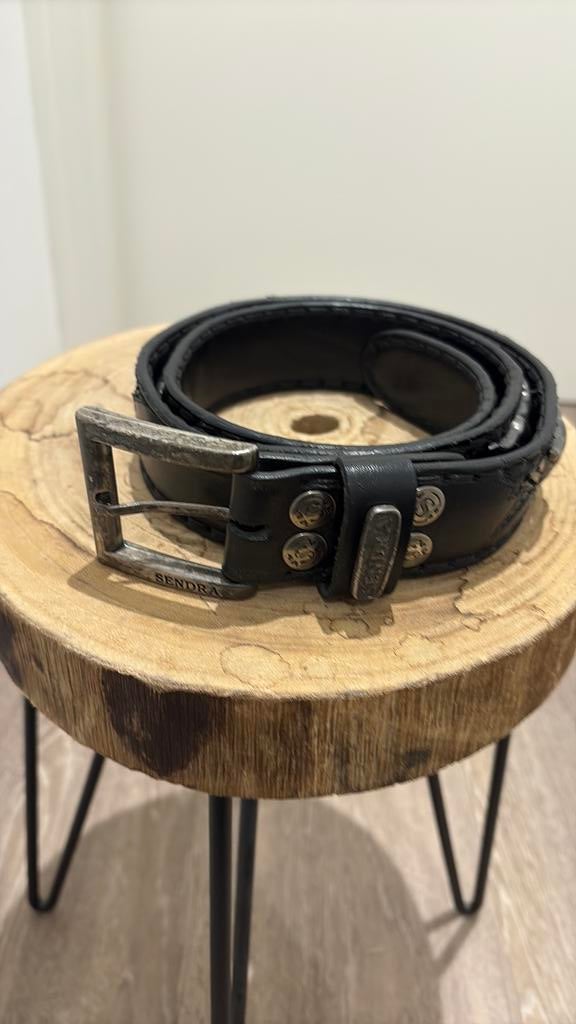 Sendra riem mt 95 totale lengte 105 cm met python en skulls, Kleding | Heren, Riemen en Ceinturen, 95 tot 105 cm, Verzenden, Zo goed als nieuw