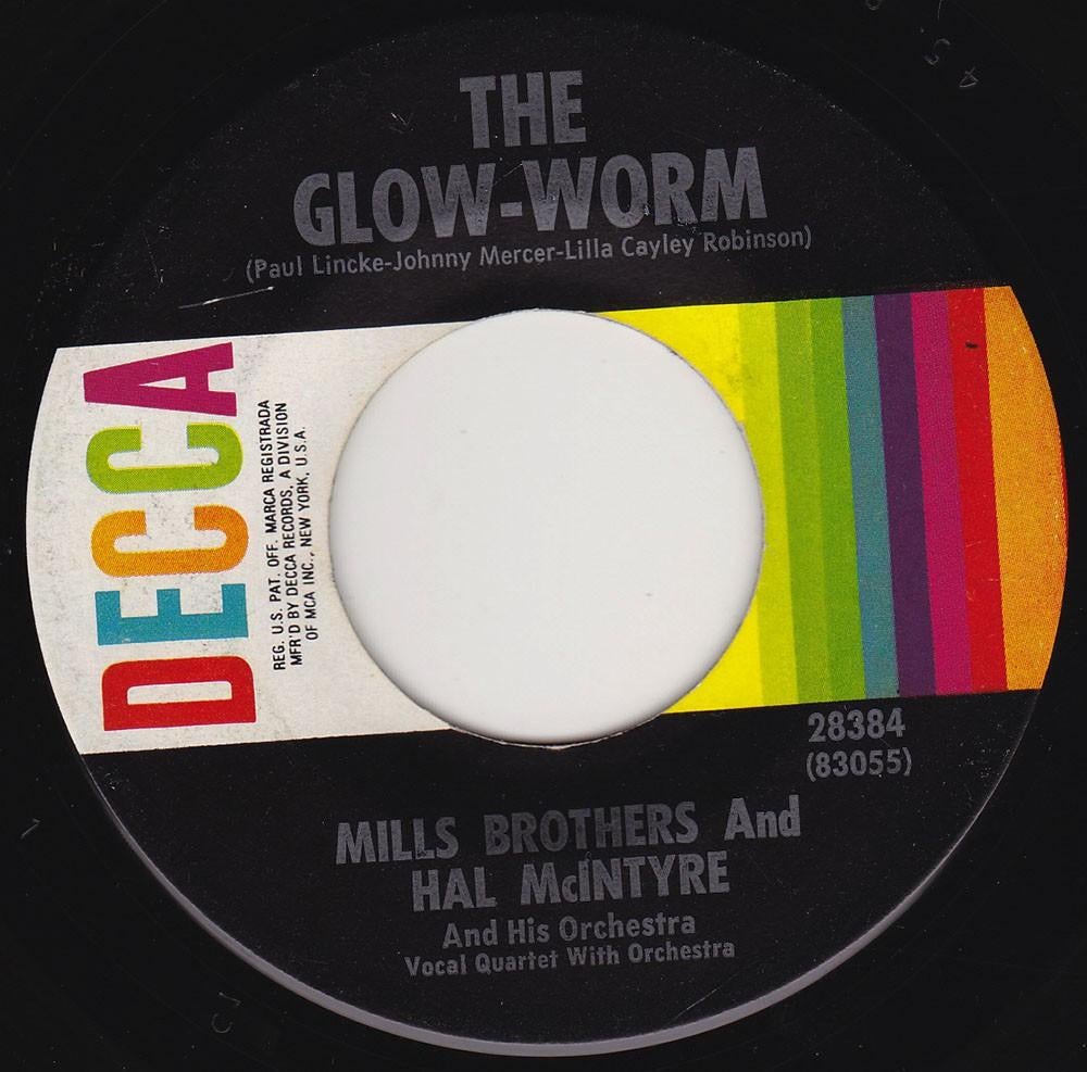 Mills Brothers - The Glow Worm 7", Cd's en Dvd's, Vinyl Singles, 7 inch, Single, Ophalen of Verzenden, Zo goed als nieuw