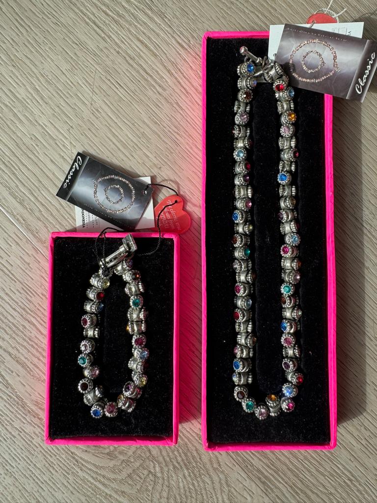 Otazu set, ketting en armband, nieuw in verpakking, Met kristal, Overige materialen, Nieuw, Ophalen of Verzenden