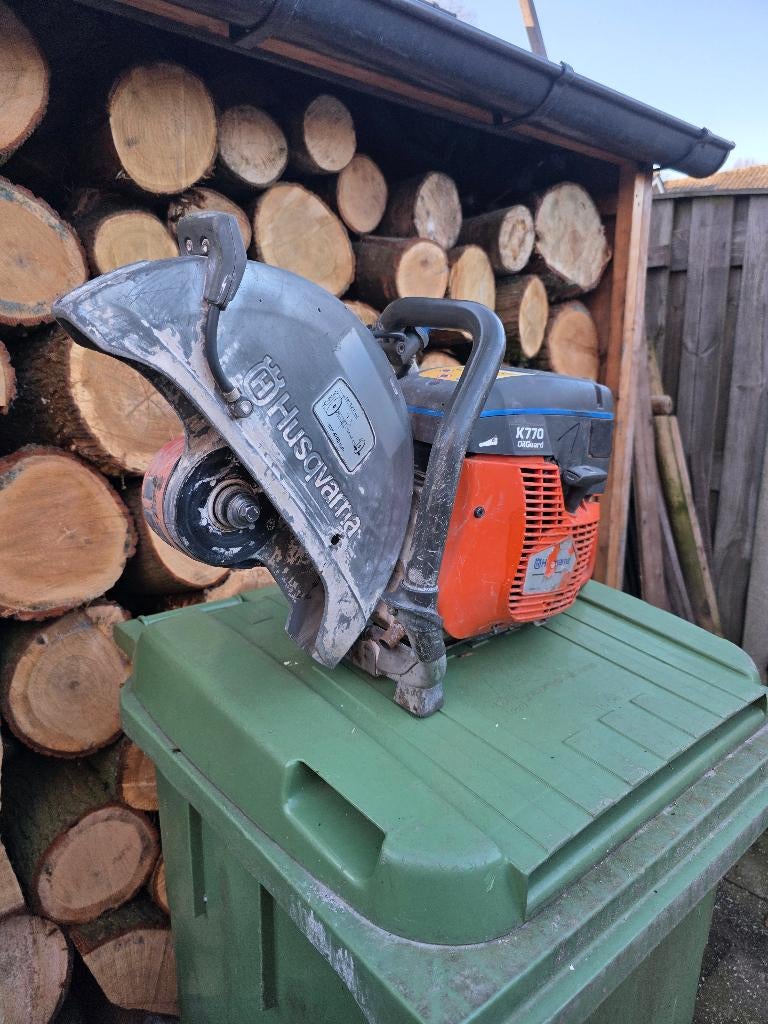 Husqvarna banden zaag motorslijper 350mm, Ophalen of Verzenden, Gebruikt, Overige soorten, Husqvarna