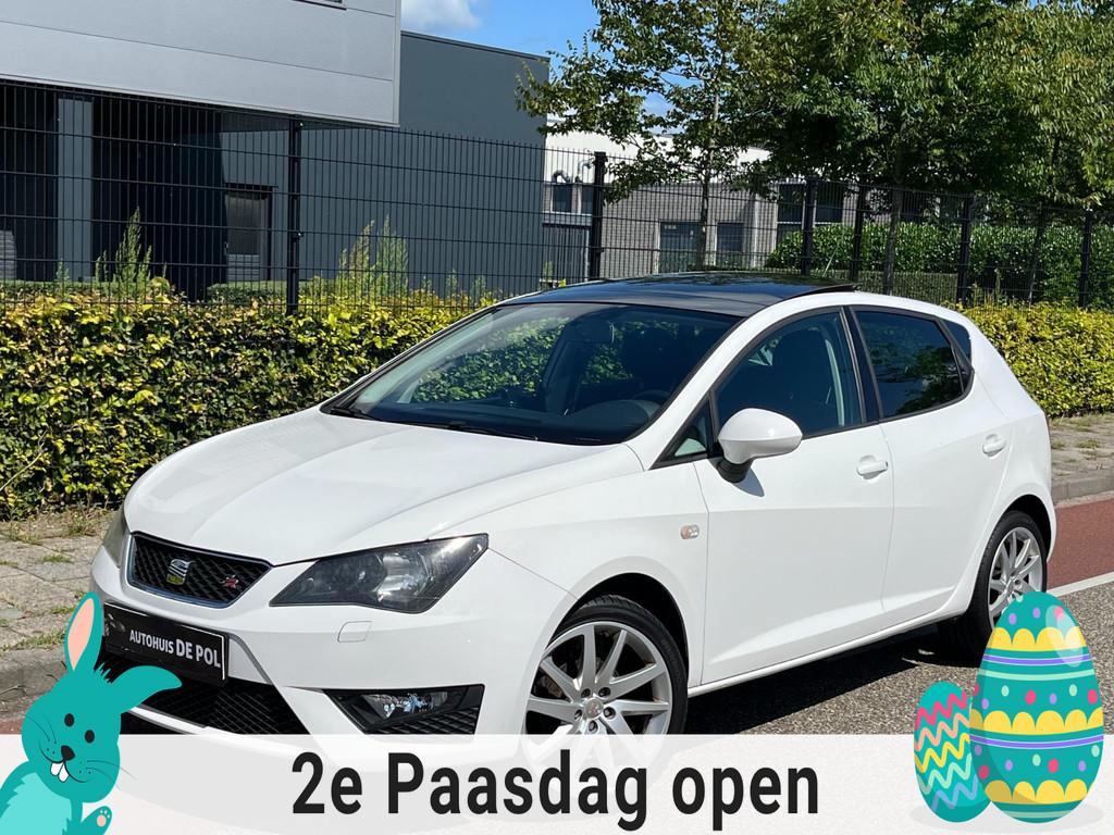 SEAT Ibiza 1.2 TSI FR Panorama-dak Cruise/Climate-control, Voorwielaandrijving, Stof, Gebruikt, Zwart