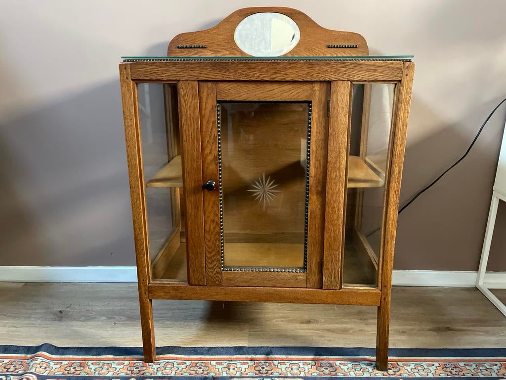 Erg mooi vintage theekastje, Ophalen, Gebruikt, 100 tot 150 cm, 50 tot 100 cm