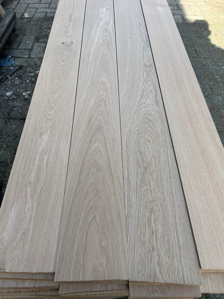 Eiken nagenoeg foutloze planken te koop. 180 en 200x20 mm, Minder dan 25 mm, Eiken, Nieuw, Ophalen of Verzenden