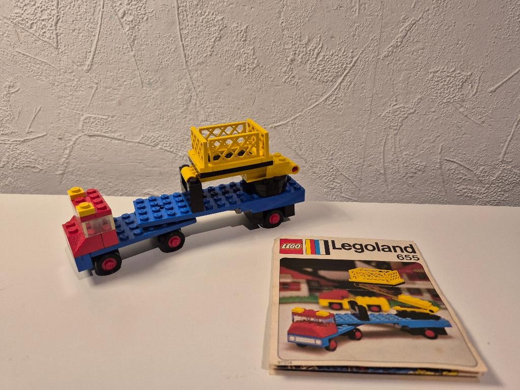 Lego 655 Mobile Hydraulic Hoist, Ophalen of Verzenden, Gebruikt, Complete set, Lego