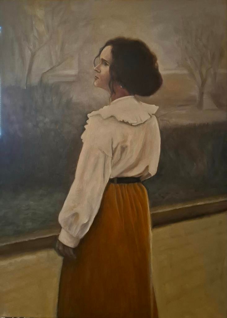 Schilderij olieverf 50x70 cm, Ophalen of Verzenden