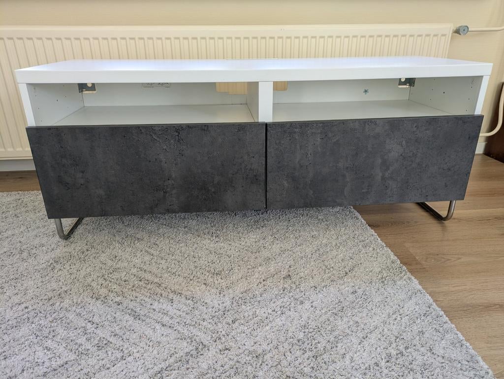 Ikea Bestå TV-meubel 120x40x50 cm, Huis en Inrichting, Kasten | Televisiemeubels, Ophalen, Gebruikt, 100 tot 150 cm, Minder dan 100 cm