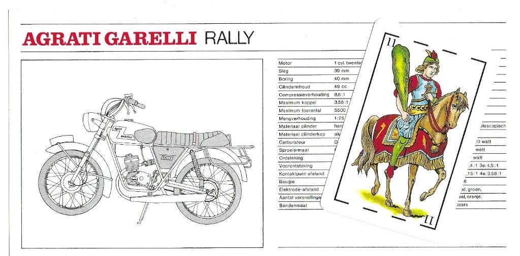Garelli Rally leaflet bromfiets (AGA2), Ophalen of Verzenden, Zo goed als nieuw