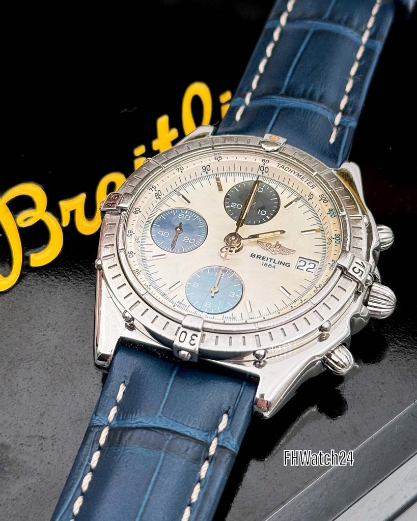 Breitling Chronomat A13050.1 MOP DIAL. Met doos., Staal, Breitling, Polshorloge, Breitling