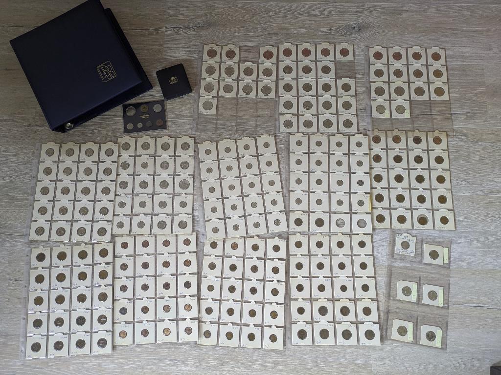 Nederlandse munten 1948-1980, Postzegels en Munten, Munten | Nederland, Ophalen of Verzenden, Koningin Juliana, Setje, Zilver