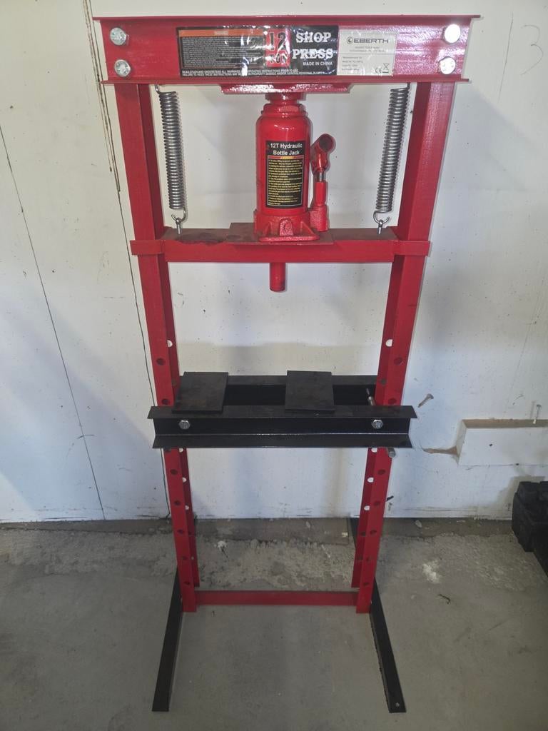 Werkplaatspers 12 ton - Zo goed als nieuw, Ophalen of Verzenden, Zo goed als nieuw