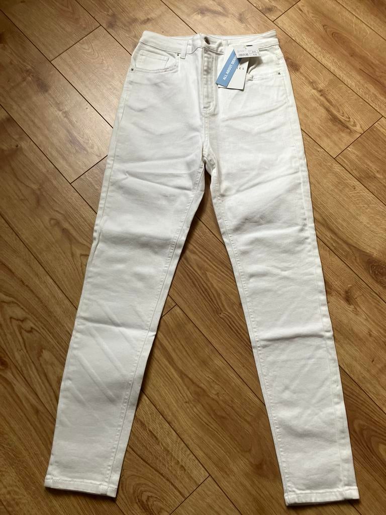 Spijkerbroek Loavies 28/34, Ophalen of Verzenden, Nieuw, Wit, W28 - W29 (confectie 36)