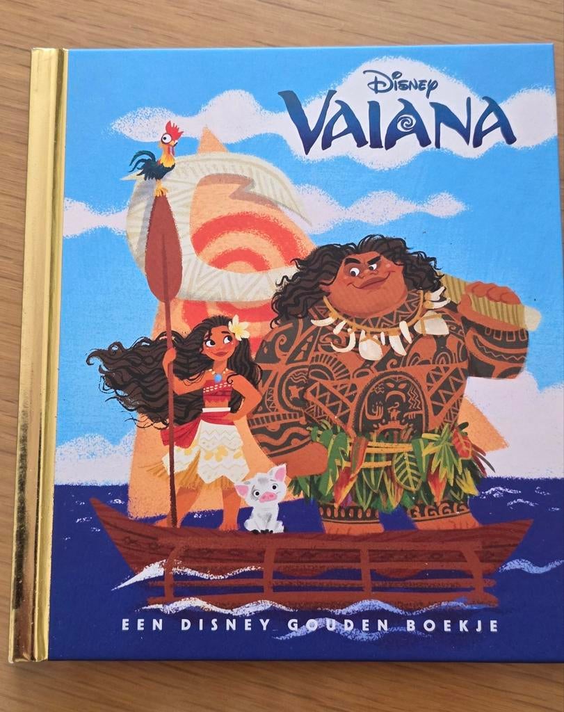 Disney Gouden Boekje Vaiana, Ophalen of Verzenden, Overige figuren, Zo goed als nieuw