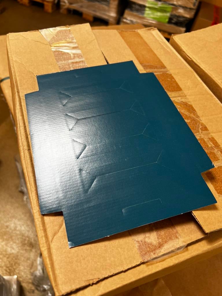 Inleg tray kleur blauw, Ophalen