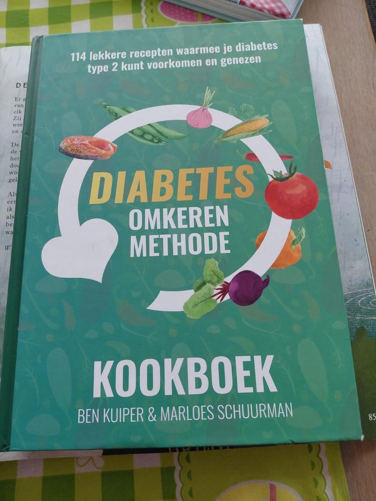 Diabetes Omkeren Methode Kookboek, Boeken, Hoofdgerechten, Ben Kuiper & Marloes Schuurman, Gezond koken, Ophalen of Verzenden