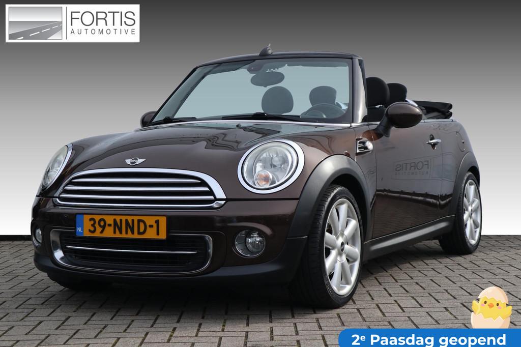 MINI Cooper Cabrio Mini 1.6 Pepper NL AUTO | NETTE AUTO | EC, Auto's, Mini, Euro 5, Stof, Gebruikt, Zwart
