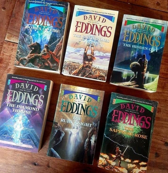 David Eddings - The Tamuli & The Elenium - (Compleet/ Serie), Boeken, Ophalen of Verzenden, Gelezen