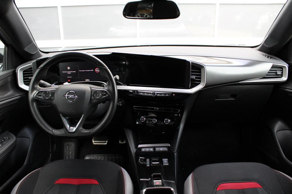 Opel Mokka 1.2 Turbo GS Line/AUTOMAAT, Gebruikt, Zwart, Navigatiesysteem, Leder en Stof